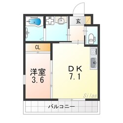 ｓｔ．Ｒｅｓｉｄｅｎｃｅ深草の物件間取画像